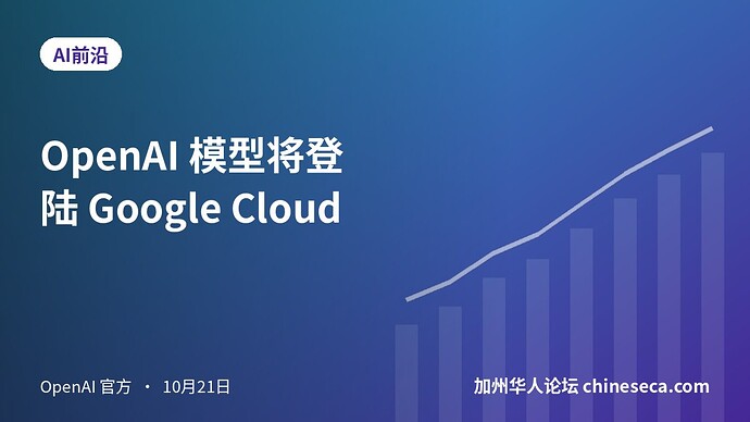 OpenAI 模型将登陆 Google Cloud